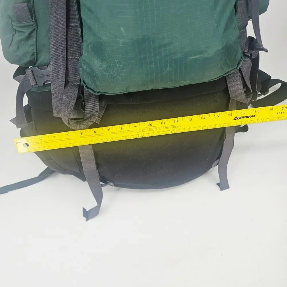 Vintage L.L. Bean L Hiking Rucksack Backpack Green internal frame Gorpcore Gorp